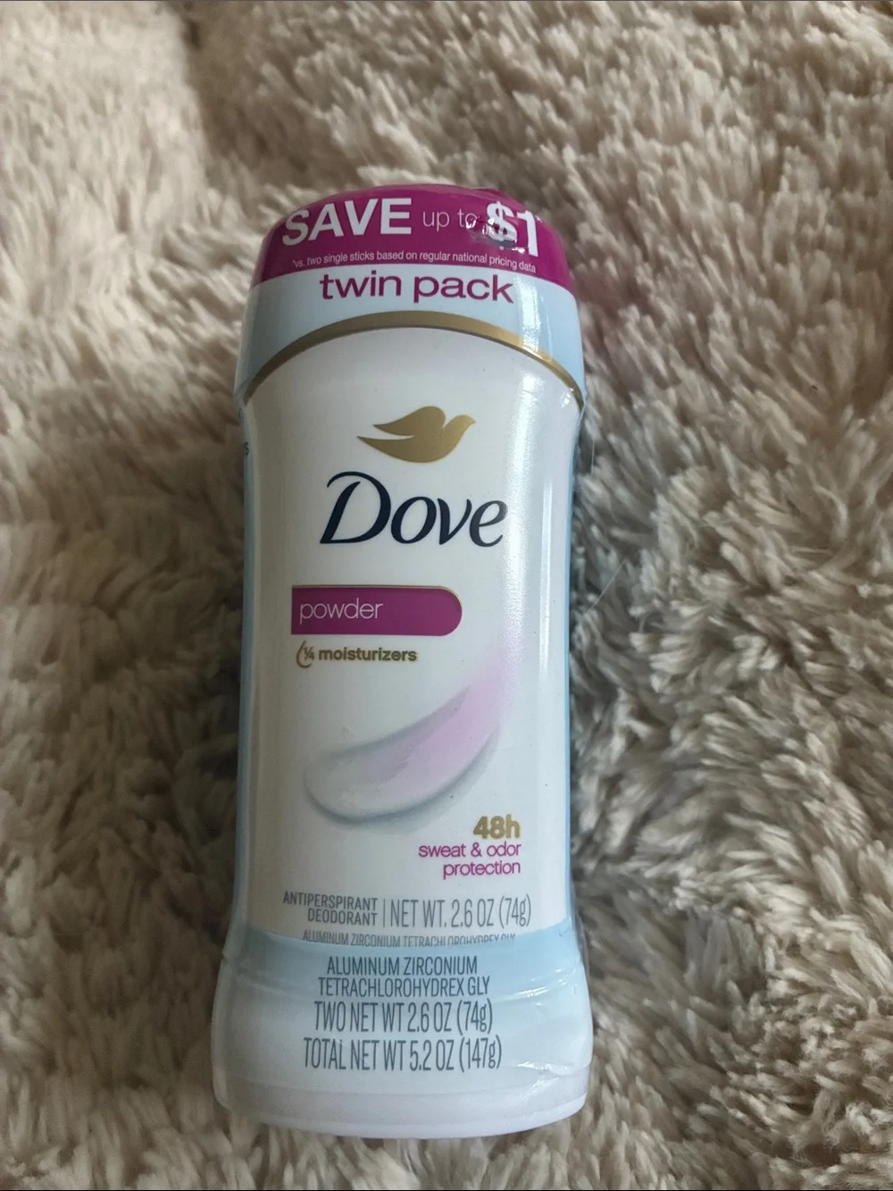 ‼️2/$10‼️Dove 48-Hour Invisible Solid Antiperspirant & Deodorant 2pk